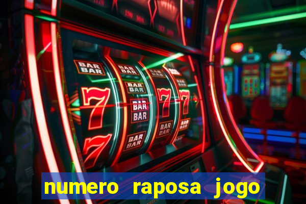 numero raposa jogo do bicho